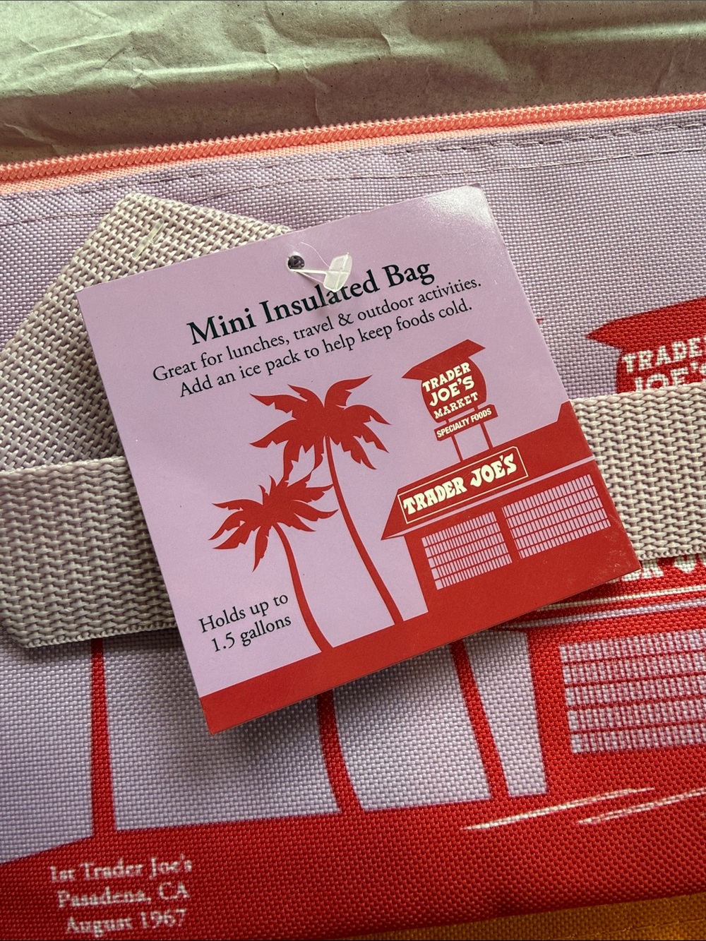 Trader Joe's Mini Insulated Bags Limited Summer Edition (set of 4) - Picture 2 of 4